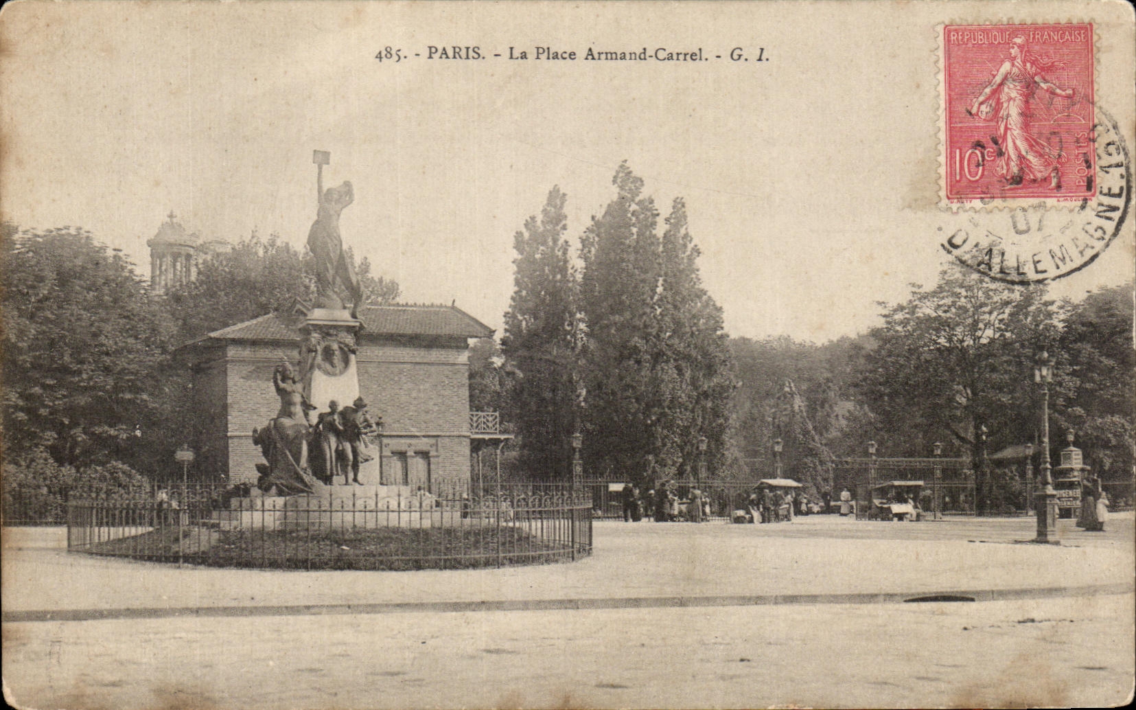 CPA Paris La Place Armand Carrel