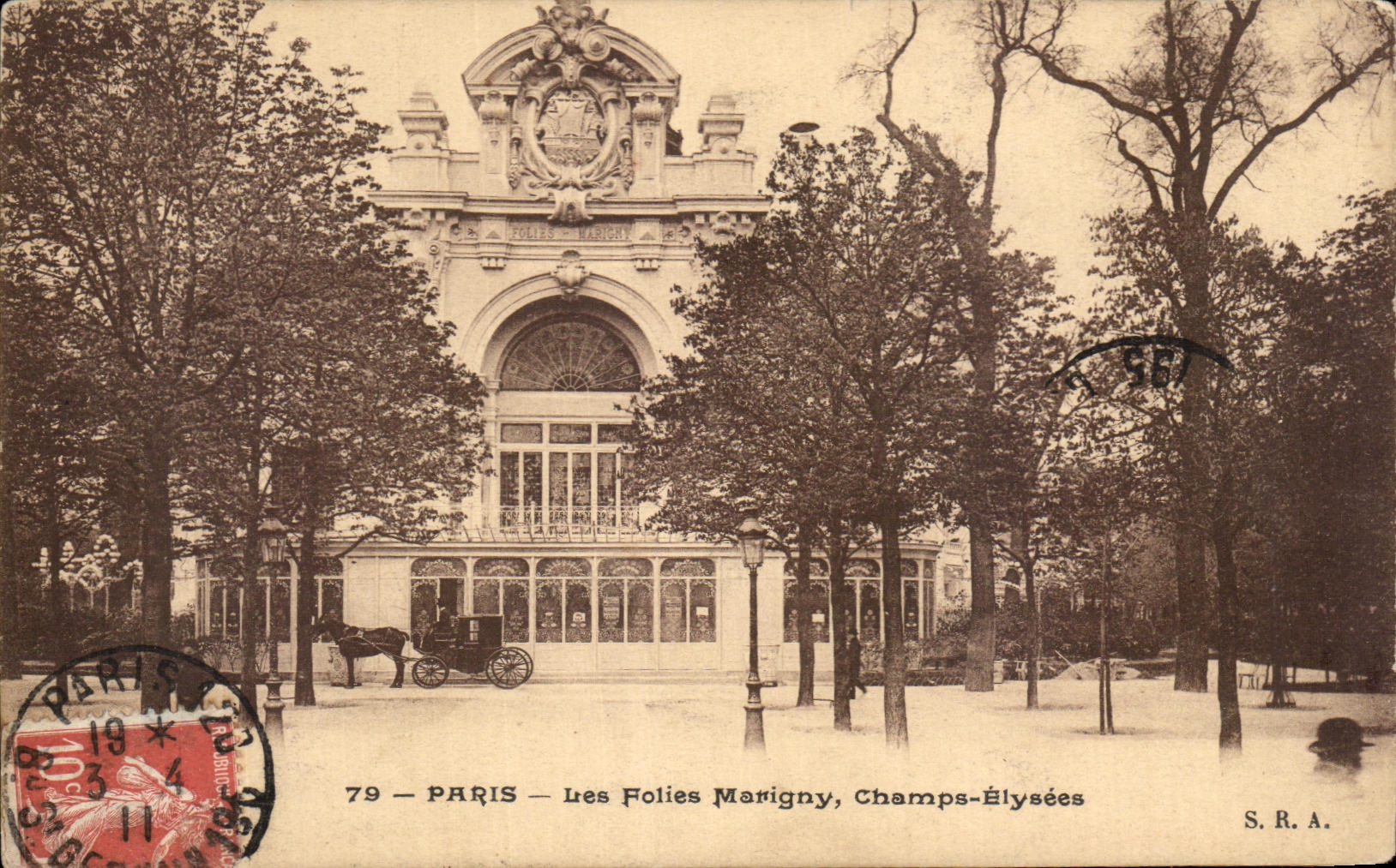CPA Paris Les Folies Marigny Champs Elysees
