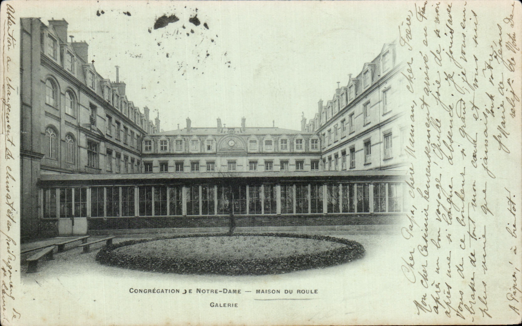 CPA Paris Concregation de Notre Dame Maison Du Roule Galerie