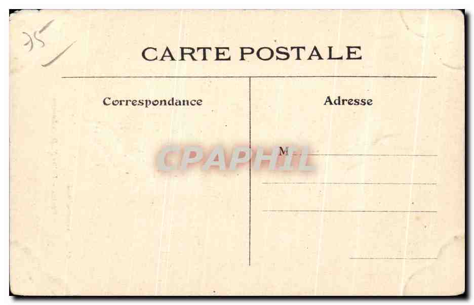 CPA Paris Eglise N D de Lorette — Verso