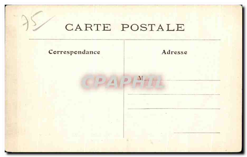 CPA Paris Historique Chapelle de l anclen Couvent des Enfants Trouves Faubeourg Saint Antelne cree en 1669  — Verso