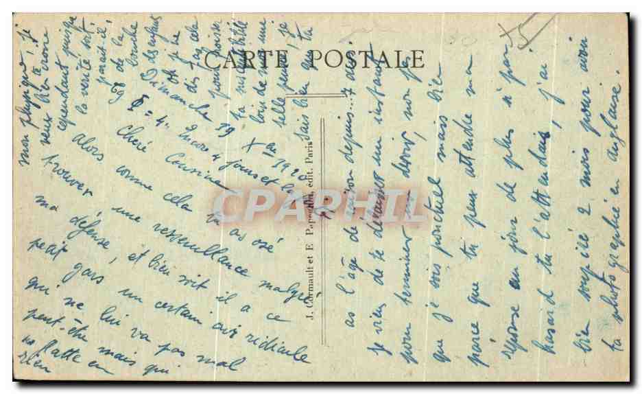 CPA Paris Place de la Bastille et Colonne de Juillet Square of the Bastille aud Column of July — Verso