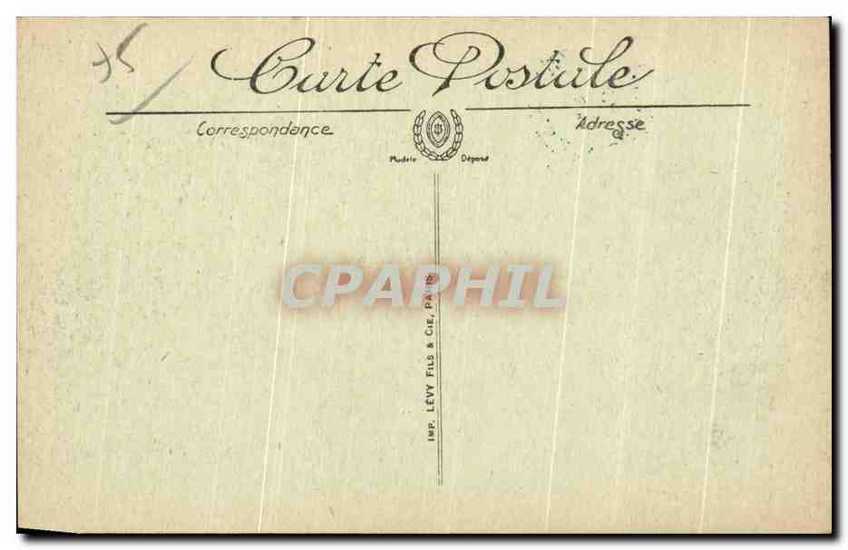 CPA Paris L Eglise Saint Denis — Rückseite