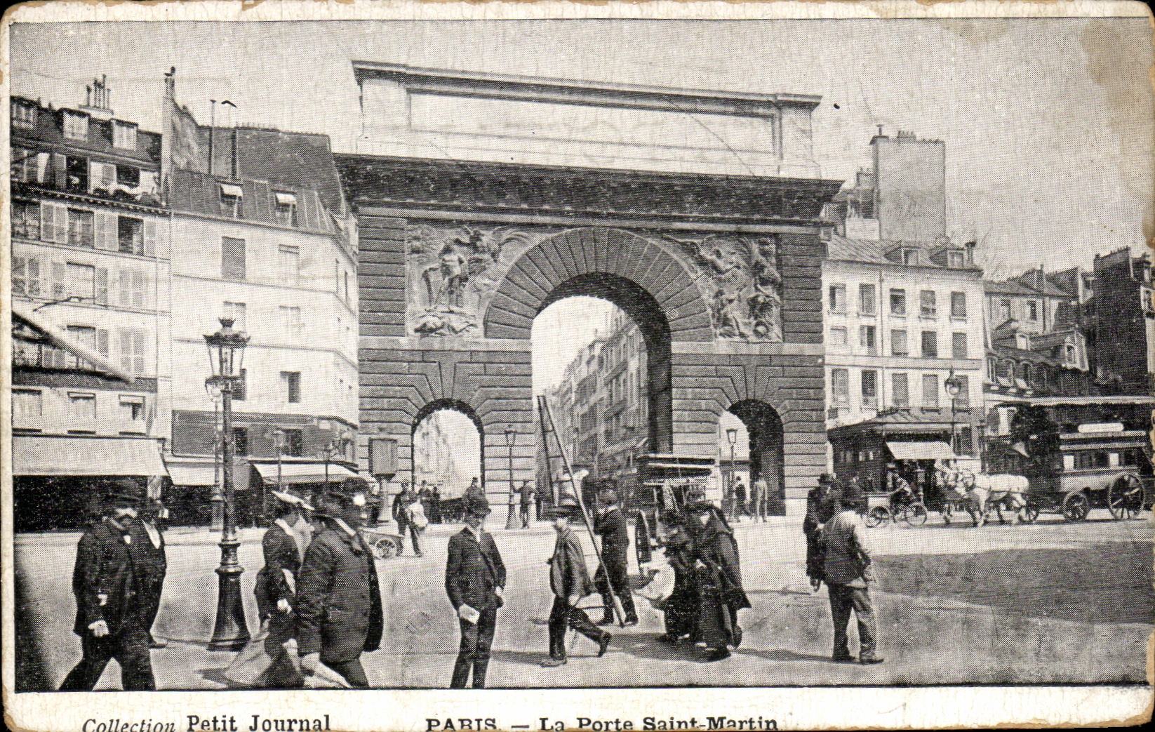 CPA Petit Journal Paris La Porte Saint Martin