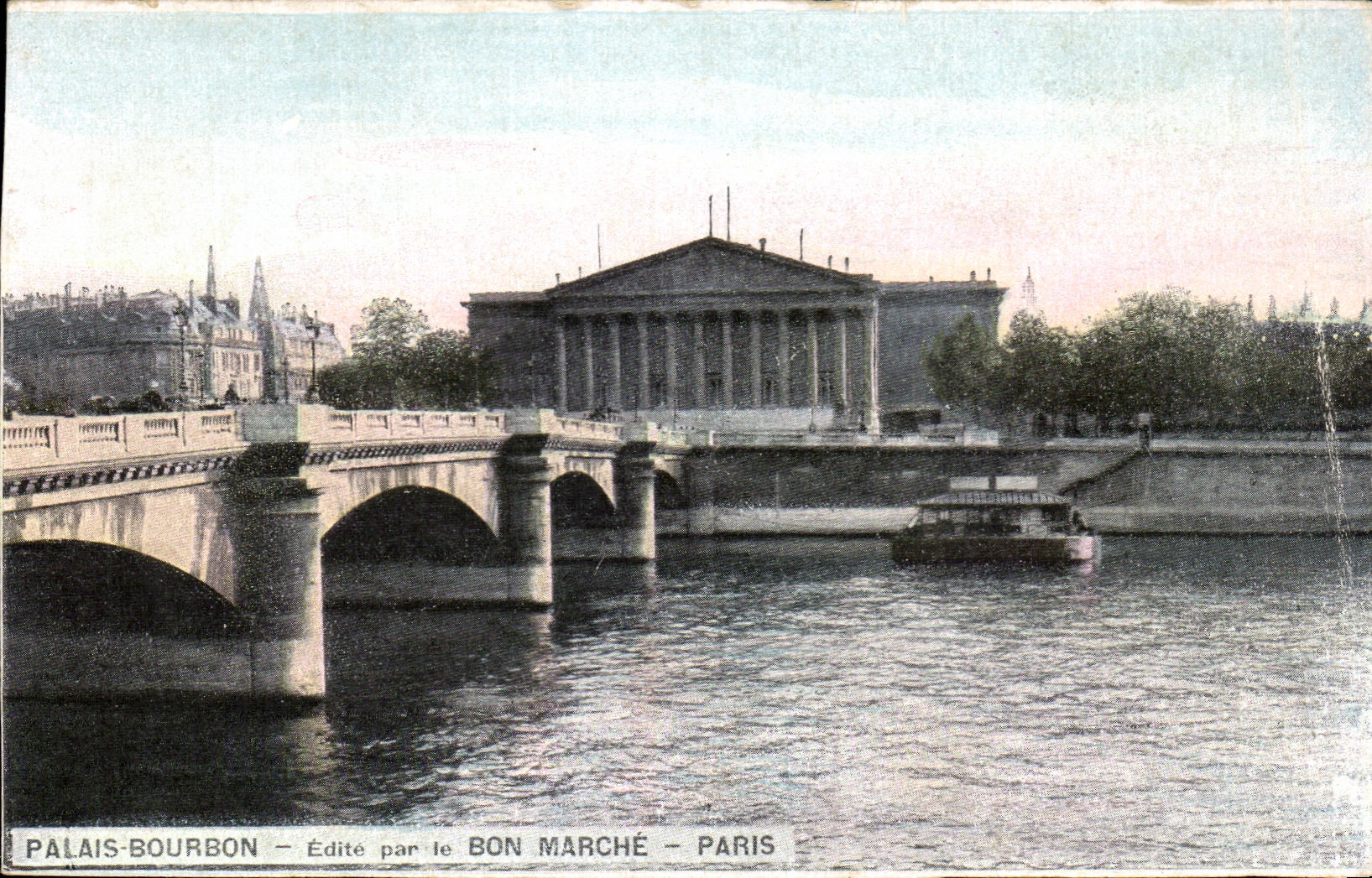 CPA Palais Bourbon Edite par le Bon Marche Paris