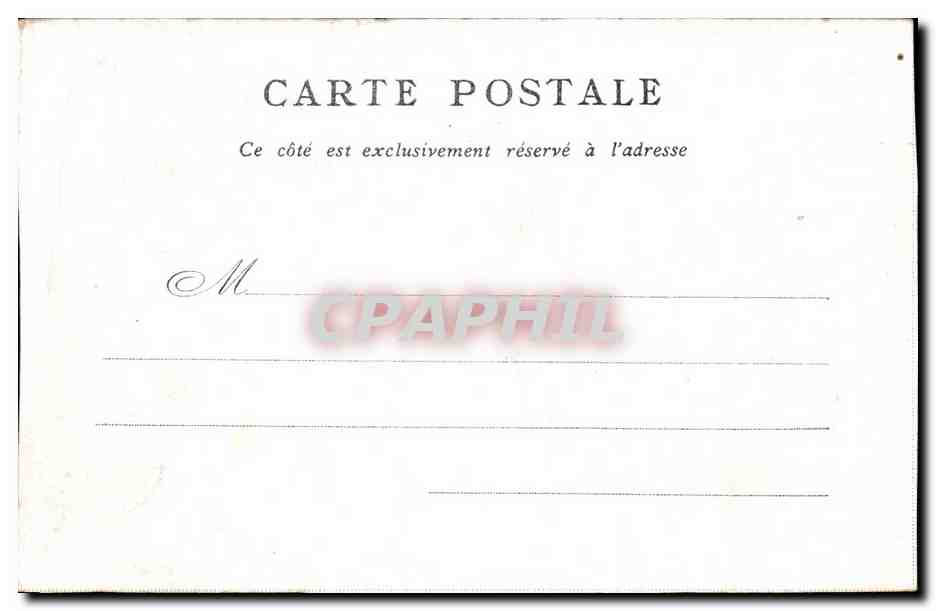 CPA Palais Bourbon Edite par le Bon Marche Paris — Rückseite