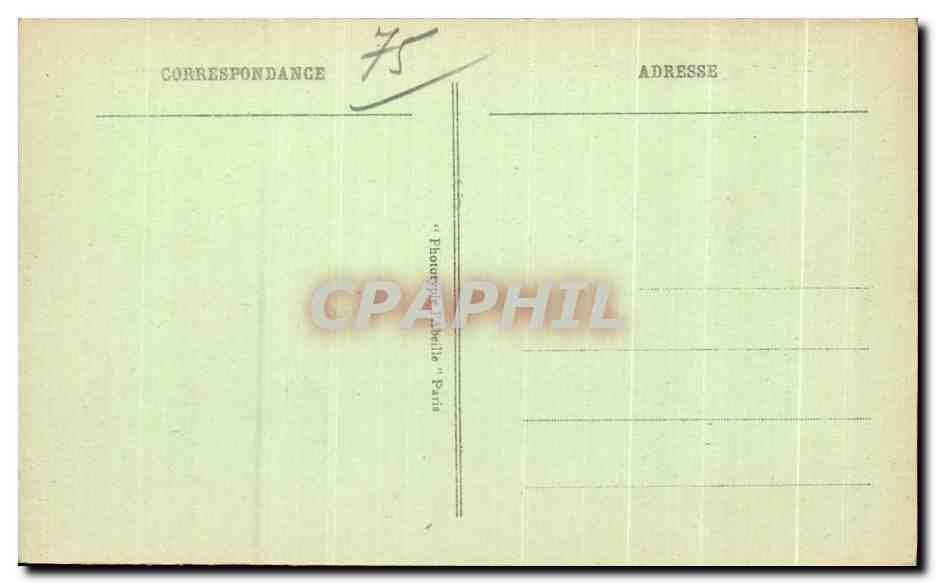 CPA Paris Vieux Montmartre La Salle de Bal du Chateau Rouge sous I Empire — Rückseite