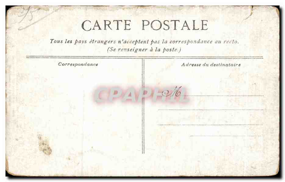 CPA Paris Statue De Strasbourg Sommet Chaussures Chartres Publicite  — Rückseite