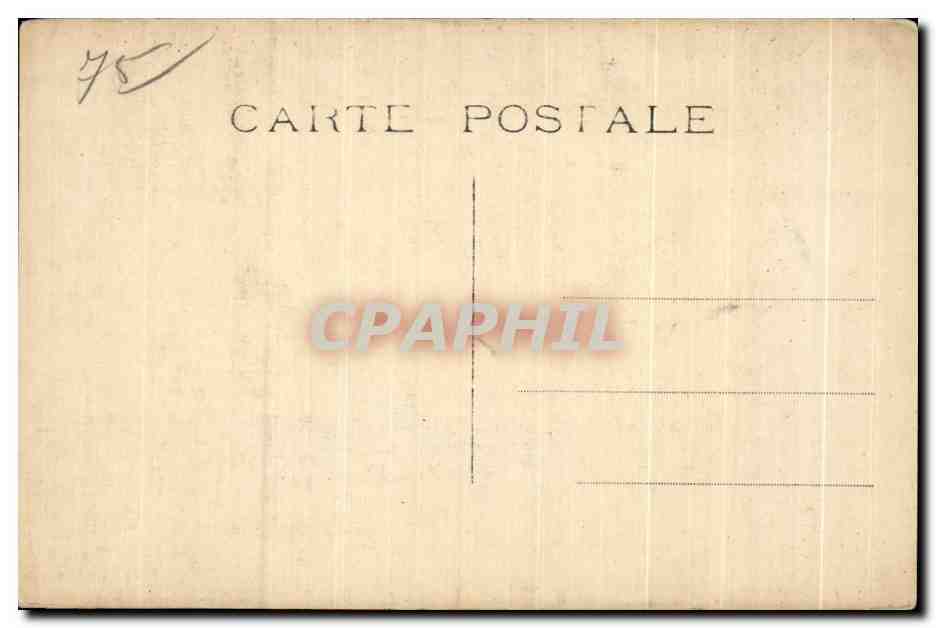 CPA Notre Dame Liberatrice No 28 quai de la Rapee Paris — Rückseite
