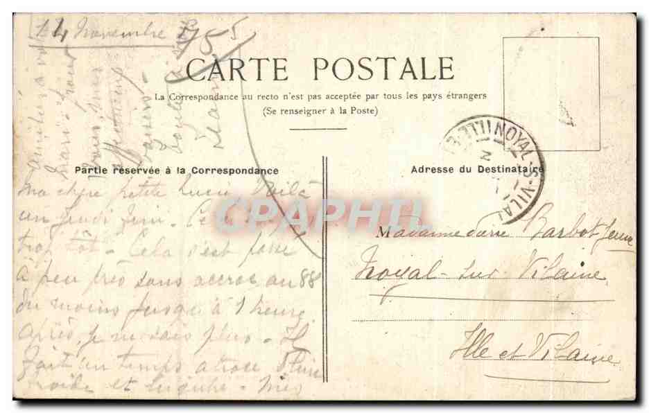 CPA Vitraux de Saint Severin XVI siecle cote de la rue St Severin — Rückseite