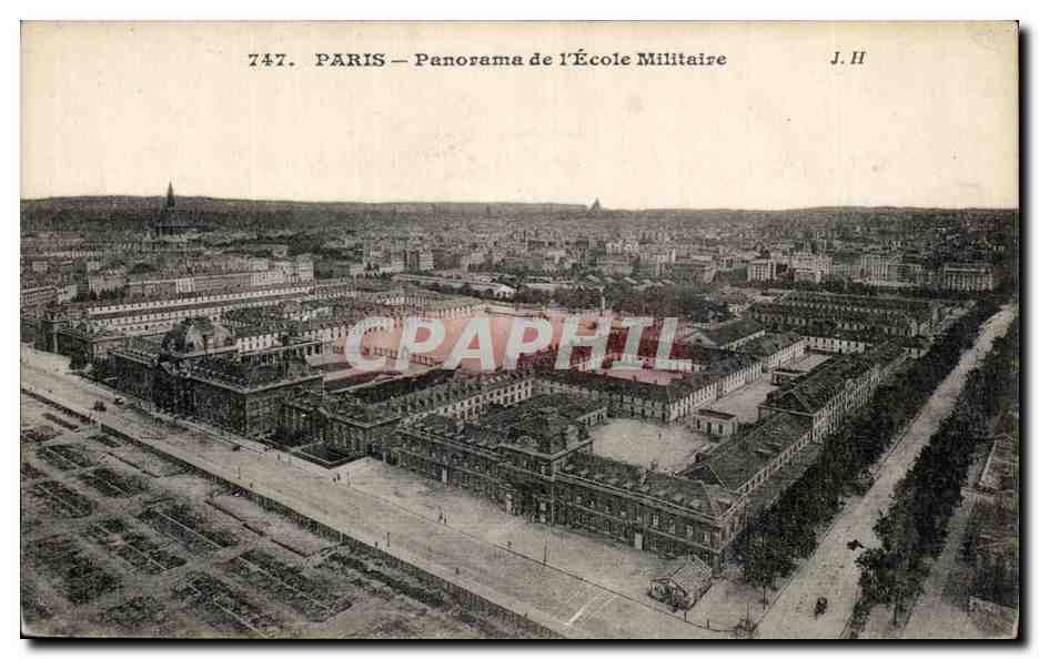CPA Paris Panorama de I Ecole Militaire