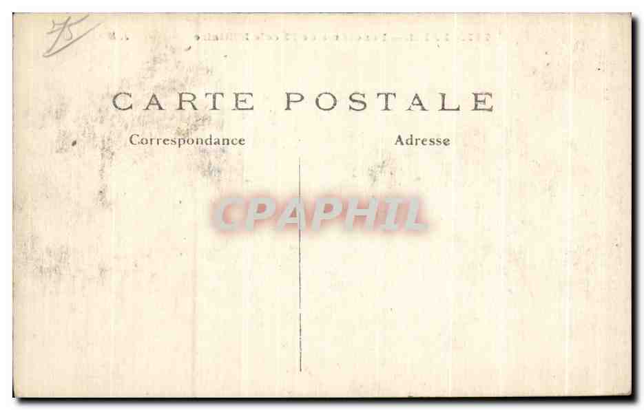 CPA Paris Panorama de I Ecole Militaire — Rückseite
