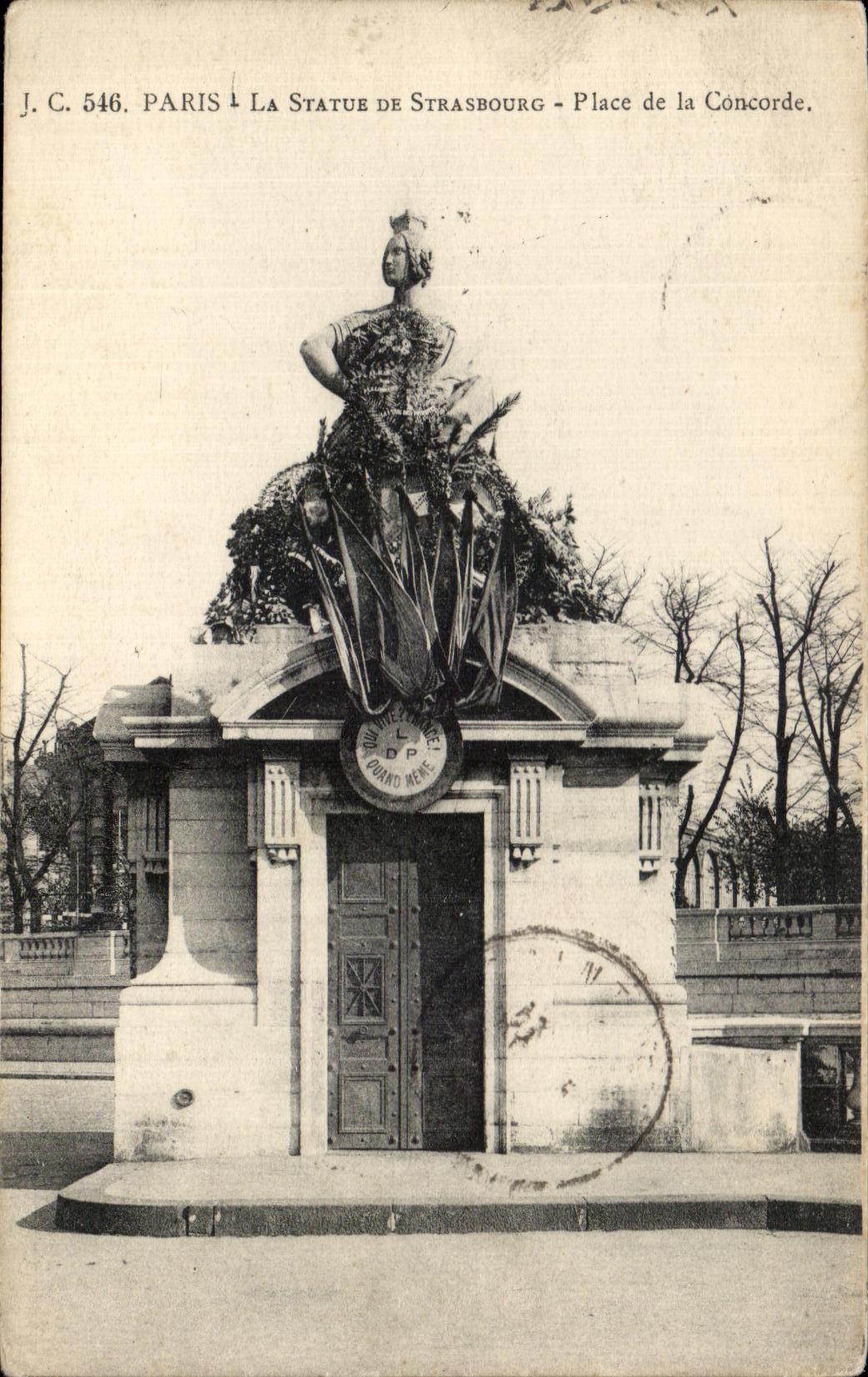CPA Paris La Statue De Strasbourg Place de la Concorde