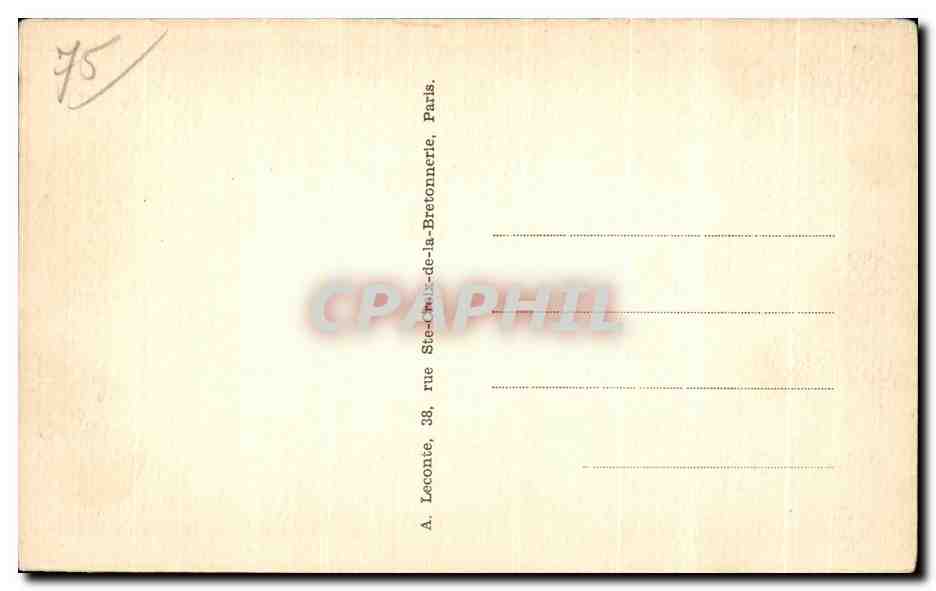 CPA Paris Le Tombeau du Marechal Foch Militaria  — Rückseite