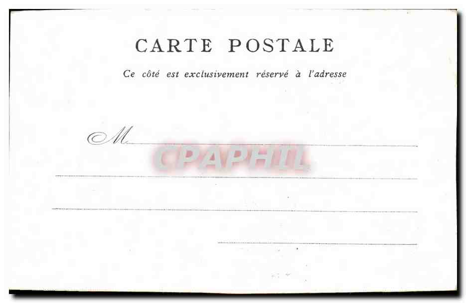 CPA Place De La Concorde Edite par le Bon Marche Paris — Rückseite