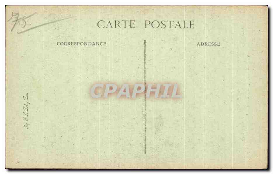 CPA Paris D Autrefois Rue de I Abbaye 13 Eglise Saint Germain des Pres — Rückseite