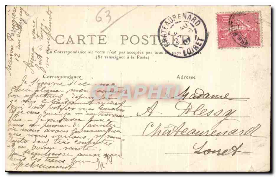 Mont-Dore — Vue panoramique — M.T. I.L. n°198 — Reverso