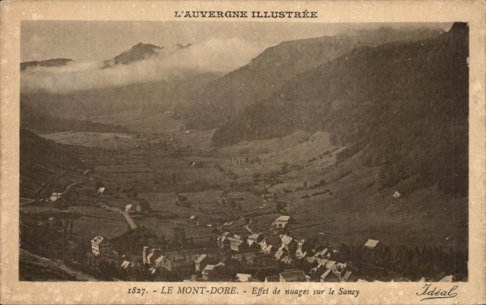 CPA Le Mont Dore Effet de nuages sur le Sancy
