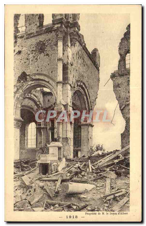 CPA 1918 Propriete de m le Doyeu d Albert Militaria 