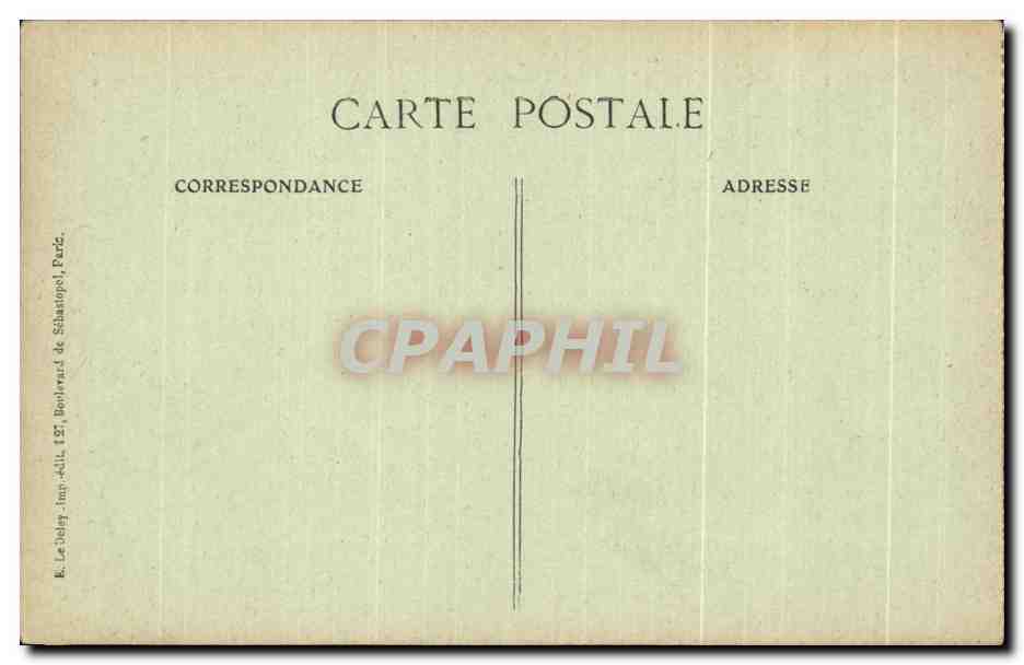 CPA Reims Vue Generale des Ruines de la Cathedrale apres le Bombardement du 19 Septembre 1914 Militaria  — Rückseite