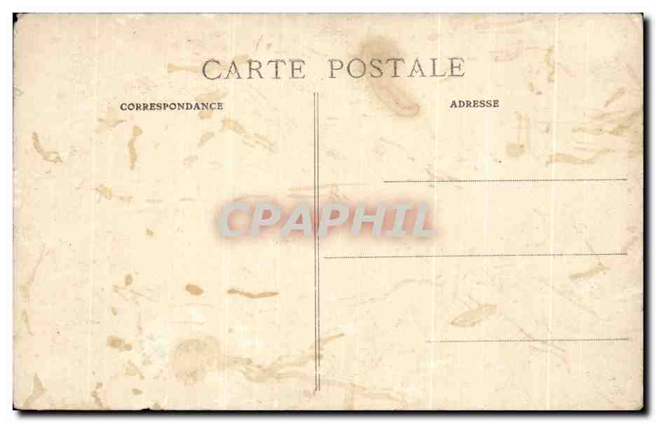 CPA General Pau Militaria  — Rückseite