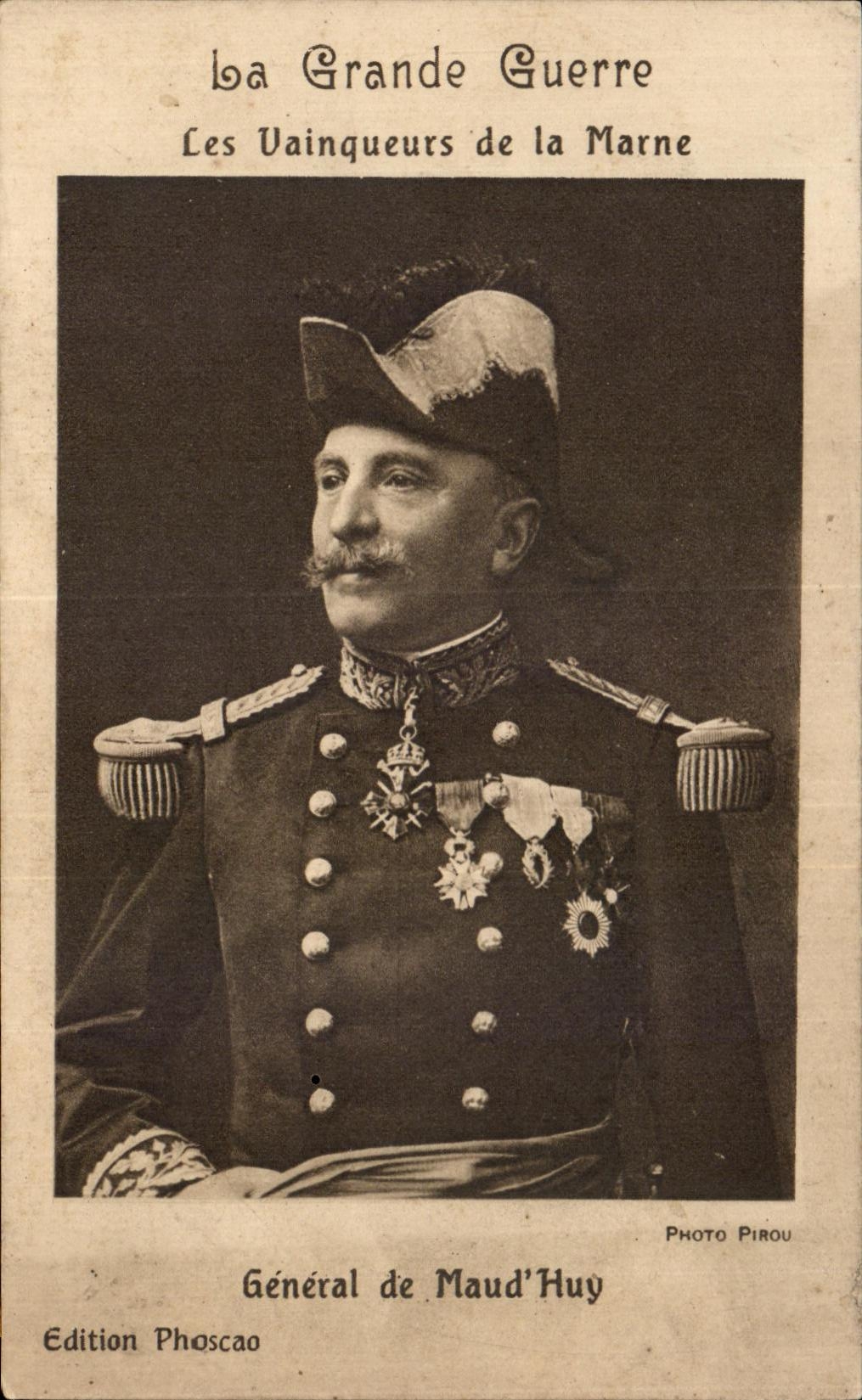 CPA General de Maud Huy Vainqueurs de la Marne Miltiaria 