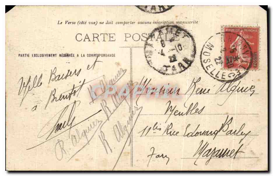 Bois-le-Prêtre - Le Quart en réserve — Deltier Baureau, n° 116 — Verso