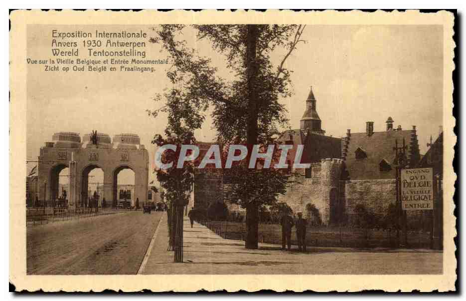 CPA Exposition Internationale Anvers 1930 Antwerpen Wereld Tentoonstelling