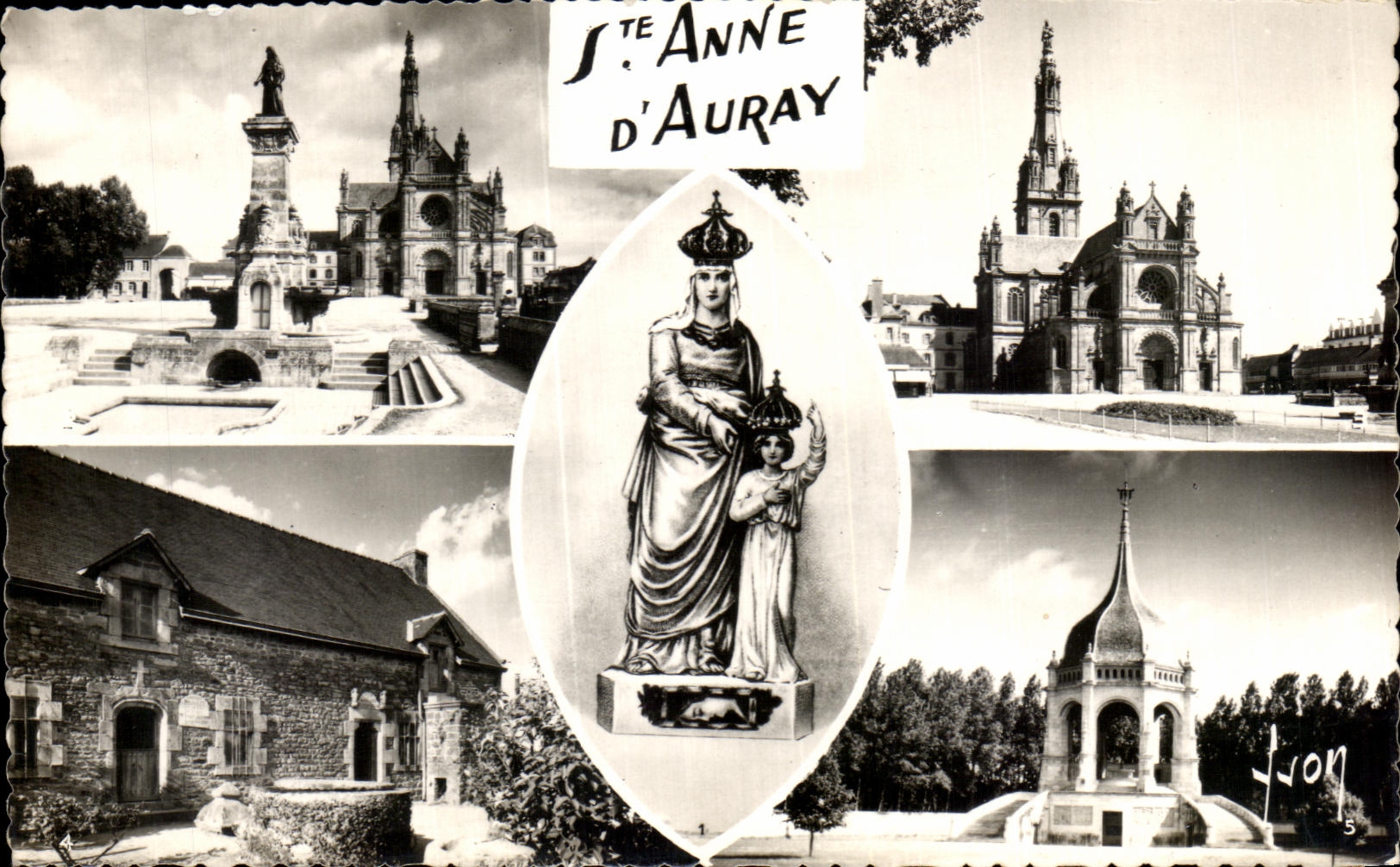 Sainte-Anne-d'Auray — Collage de sites religieux et historiques — Les Éditions d'Art, Paris