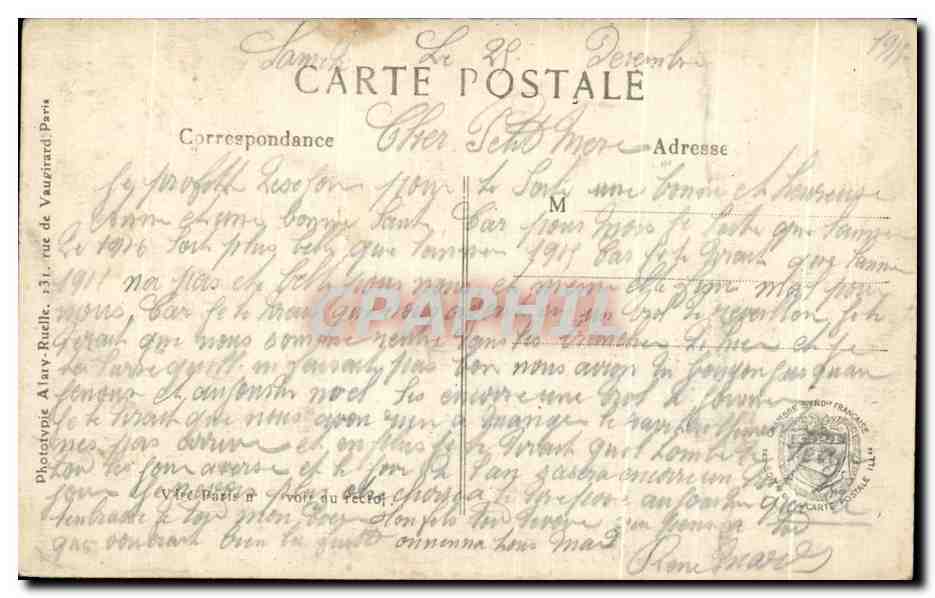 CPA La Guerre 1914 15 Ramscapelle L Eglise et le Cimtiere profanes par les Allemands Ramscapelle Militaria — Rückseite