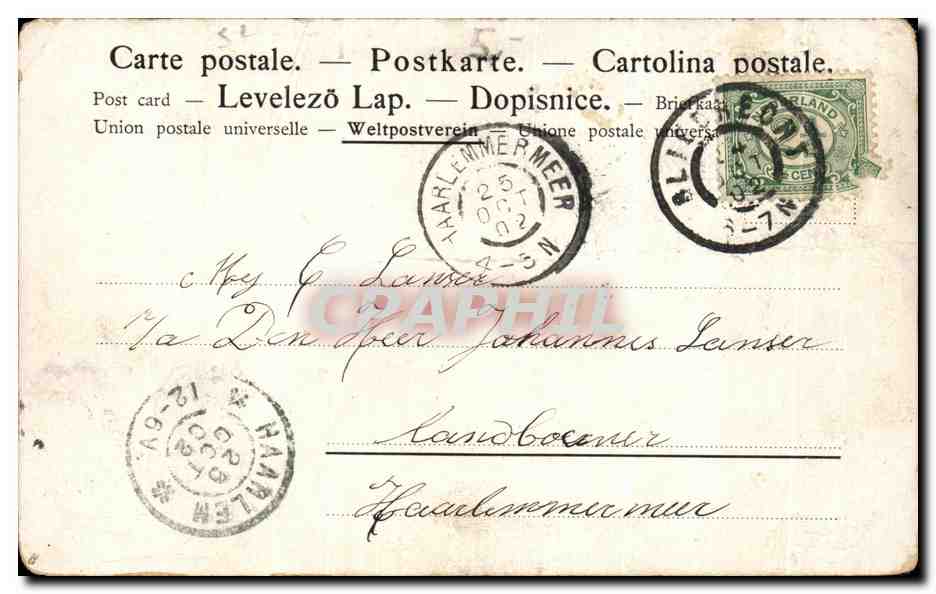 CPA Fantaisie Petit chateau — Verso