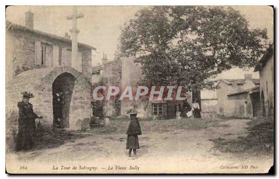 CPA La Tour de Salvagny Le Vieux Sully