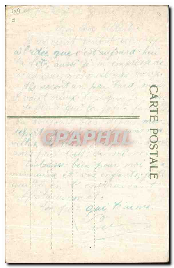 CPA Pointe du Serait Constantinople Turquie Turkey — Verso