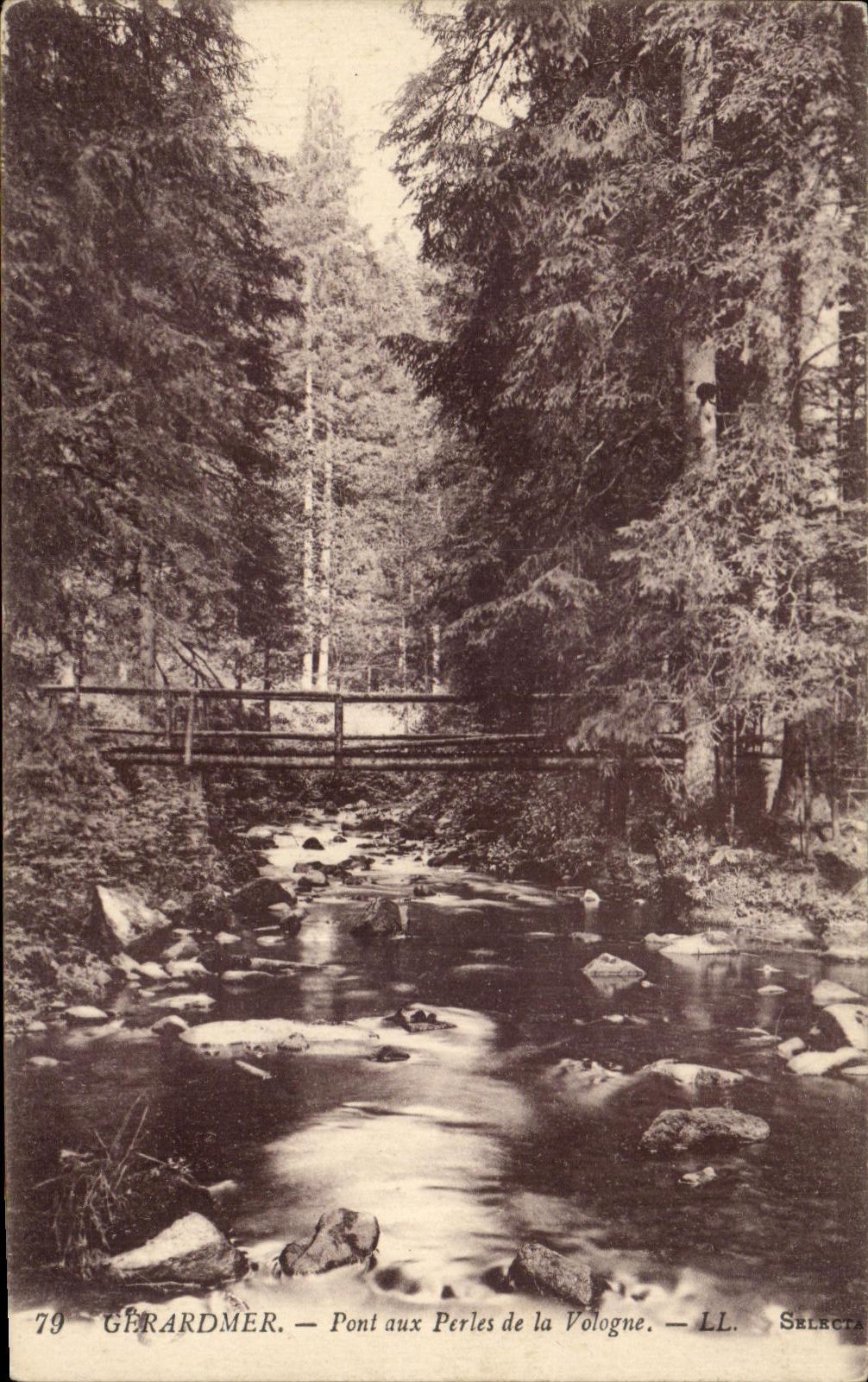 CPA Gerardmer Pont aux Perles de la Vologne