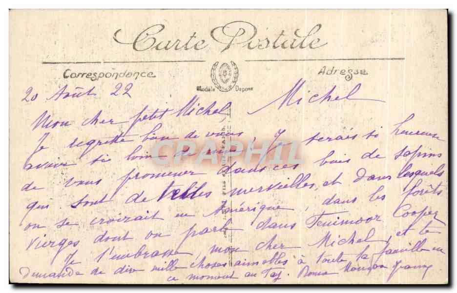 CPA Gerardmer Pont aux Perles de la Vologne — Verso