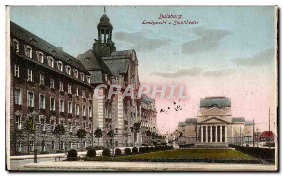 CPA Duisburg Landgericht u Stadttheater