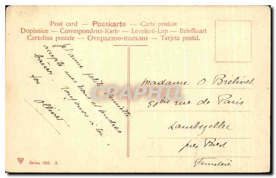 CPA Musee du Luxembourg Henri Harpignies Un torrent dans le Var — Verso