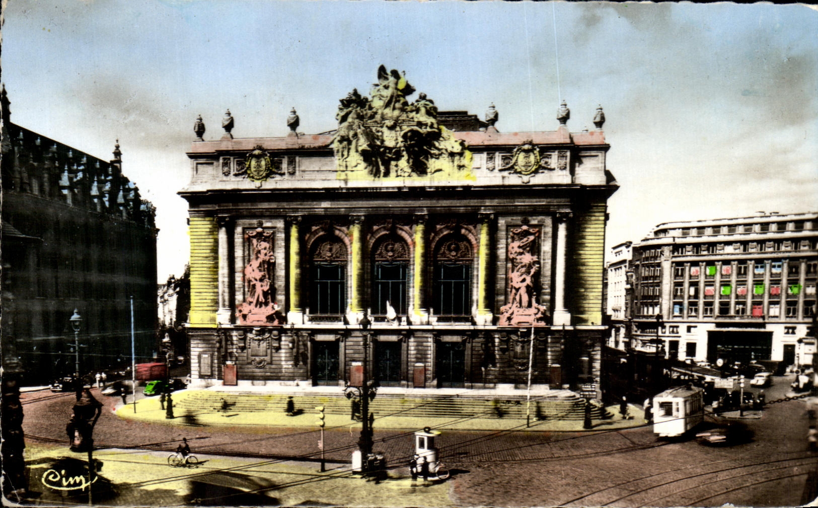 CPSM Lille Grand Theatre