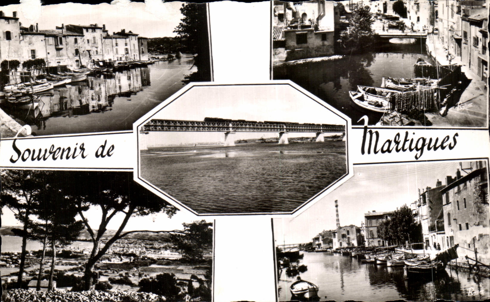 CPA La Venise Provevcale Martigues Souvenir