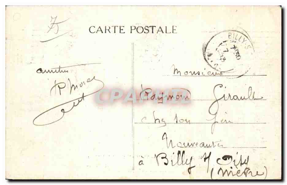 CPA Paris Theatre National de I Odeon Place de I Odeon Second Theatre Francais Tragedies Comedies et Drames — Rückseite