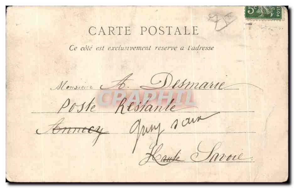 CPA Paris La Samartaine Grands Magasins  — Rückseite