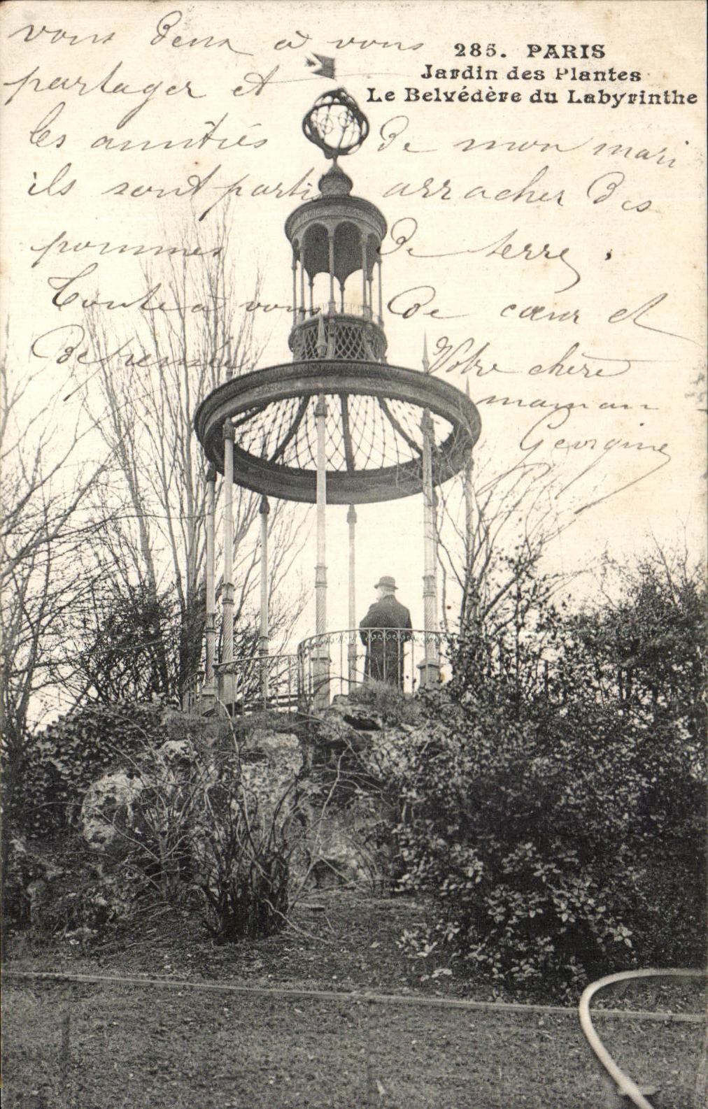 CPA Paris Jardin des Plantes Le Belvedere du Labyrinthe