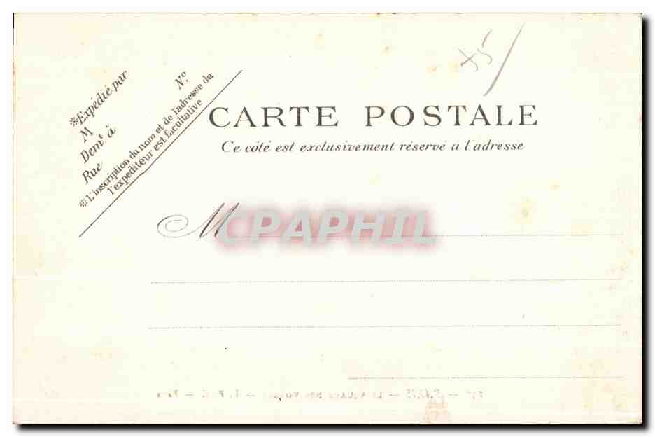 CPA Paris Le Square Des Vosges P P C Paris — Rückseite