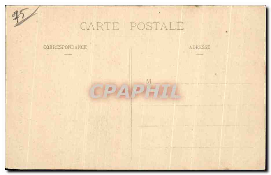 CPA Paris Hopital Militaire du Val de Grace Salon d Anne d Autriche — Verso