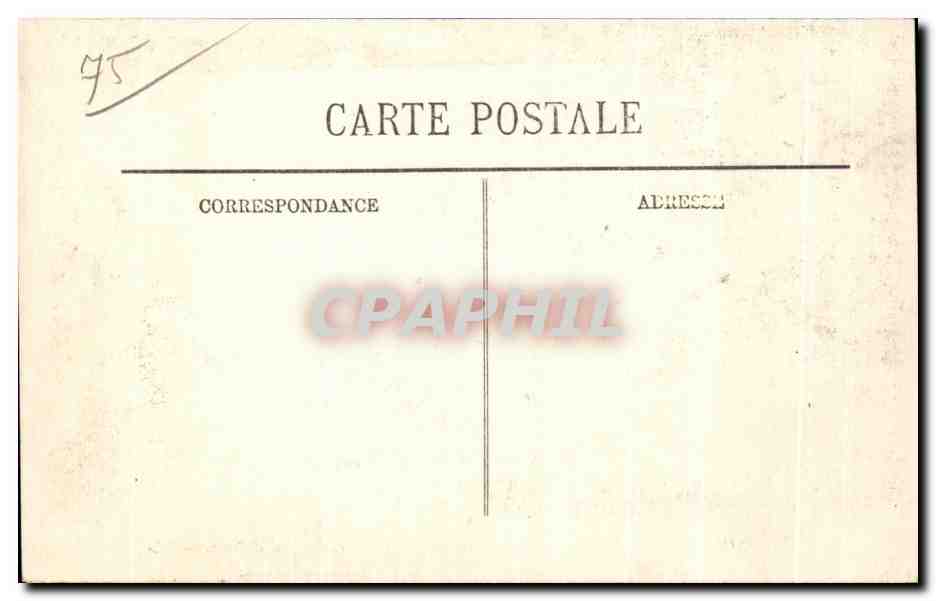 Überschwemmungen in Paris (Januar 1910) — Die Station Quai d'Orsay — LL-223 — Rückseite