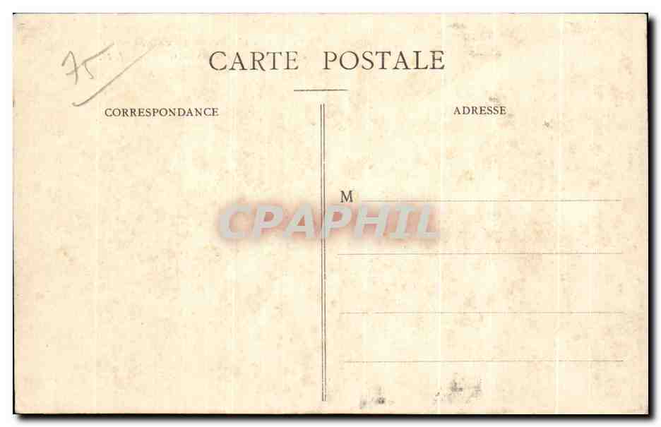 La Crue de la Seine (Janvier-Février 1910) — Vers le Viaduc d'Auteuil — J.H. n°48 — Rückseite