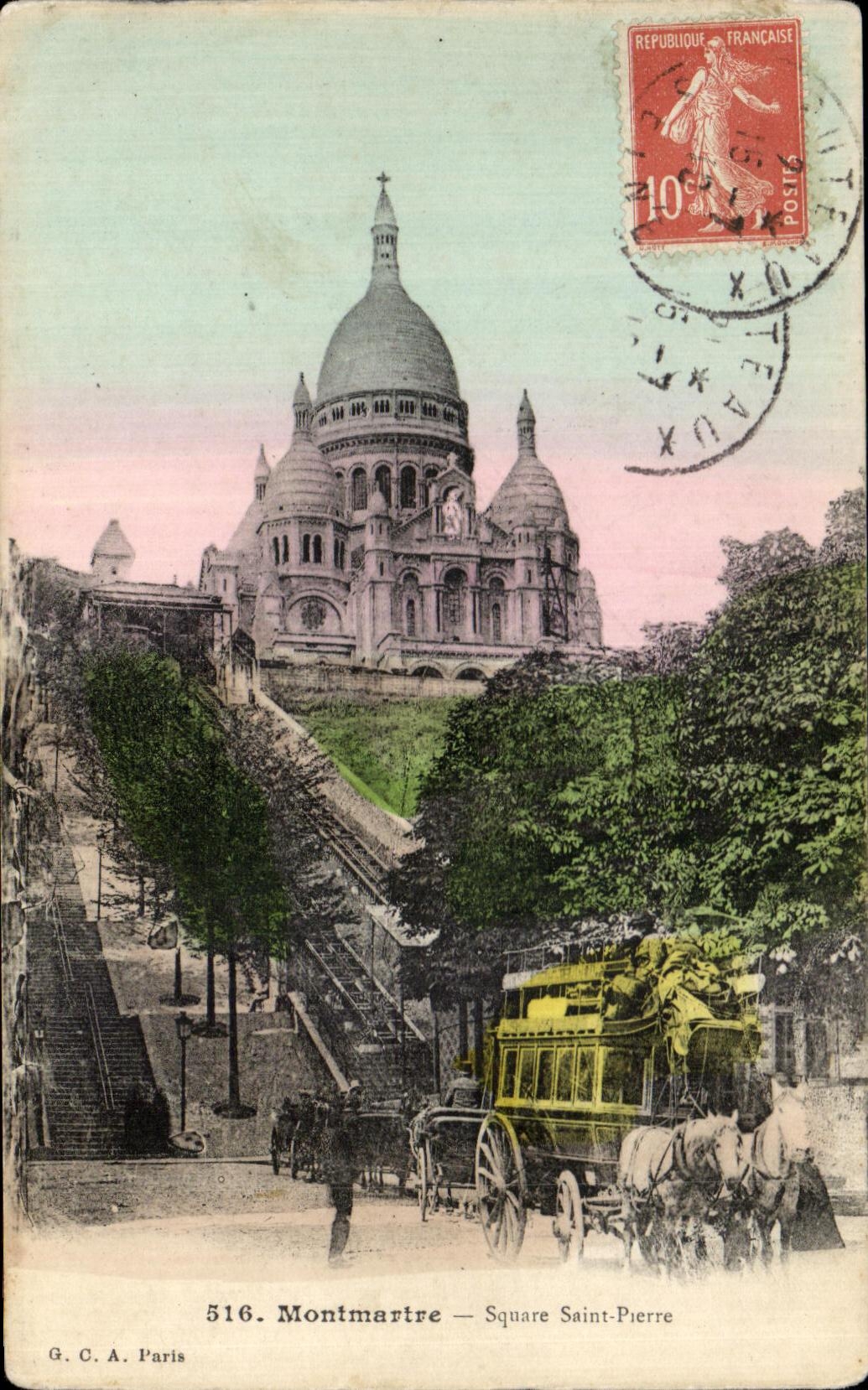Montmartre — Square Saint-Pierre — G. C. A. Paris n°516