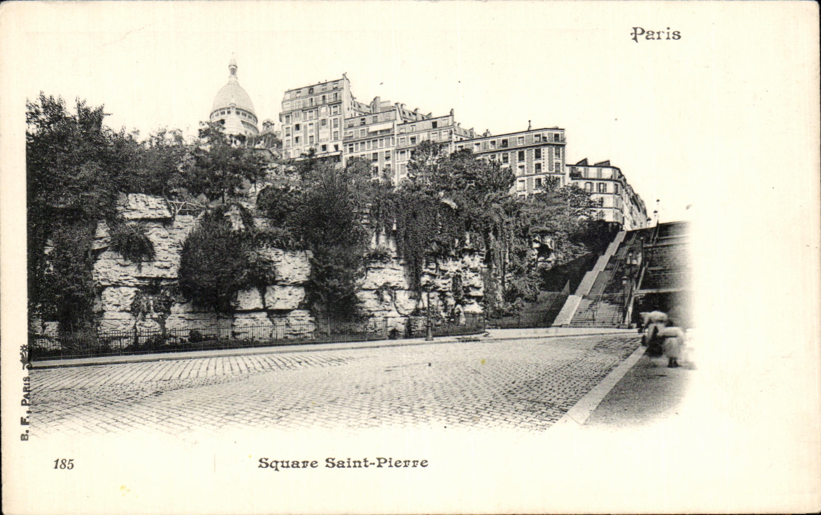 Square Saint-Pierre — vue du Sacré-Cœur — B.F. Paris, n°185