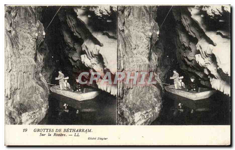 CPA Grottes De Betharram Sur la Riviere