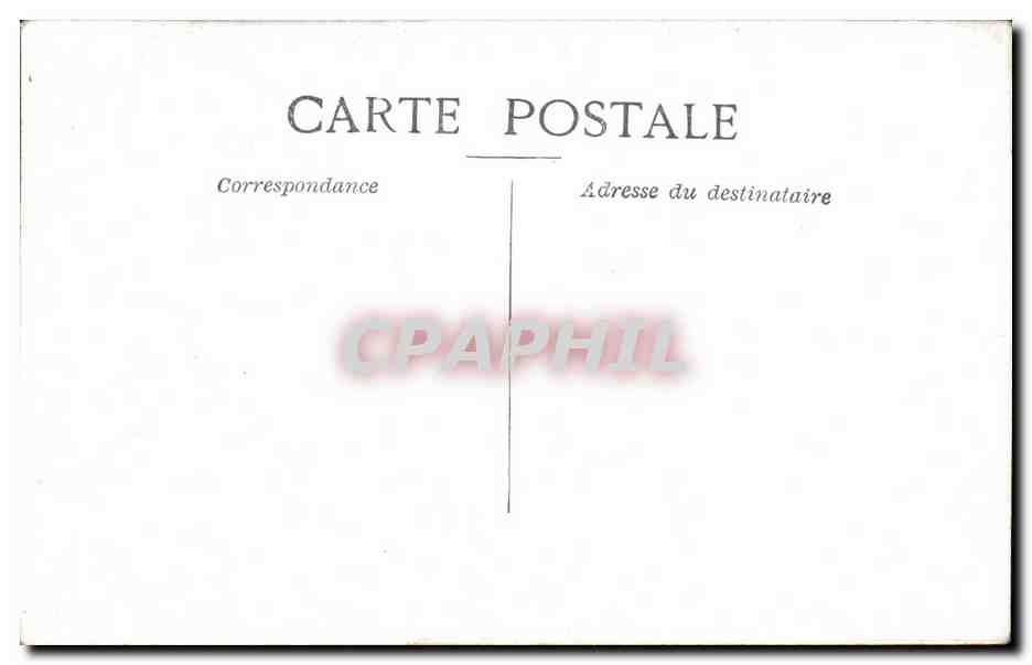 CPA Bordeaux Tour St Michel — Verso